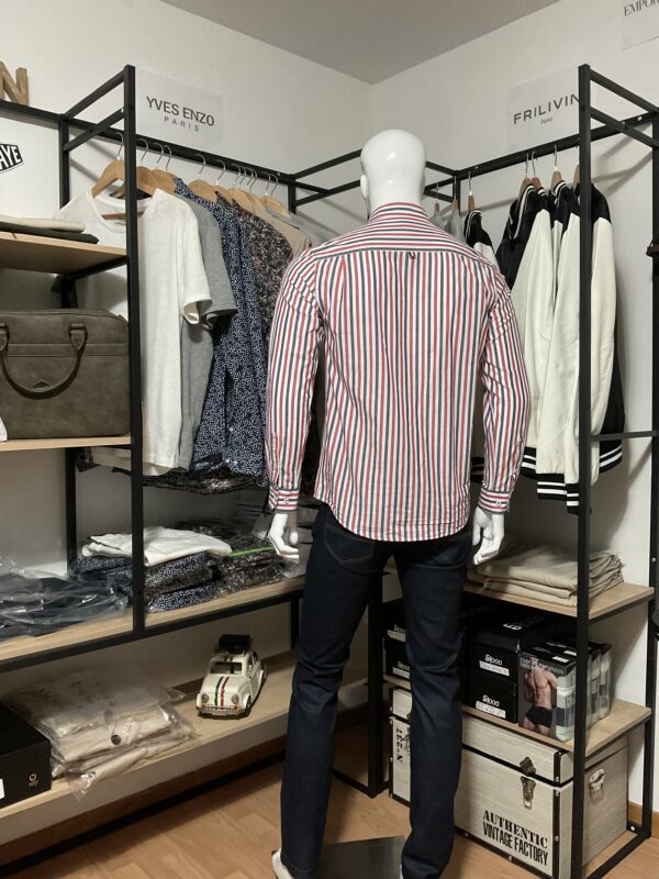 Stylé et coloré Chemise à rayures CYGNE de Delahaye - La Nuova Vita – Image 2