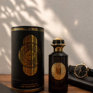 Golden Circlet Ebony de Qawafi : l’Extrait de Parfum Homme Boisé, Élégant et Longue Tenue – La Nuova Vita