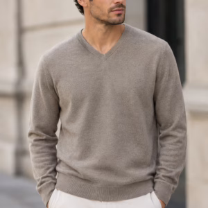 Five Ever Pull Col V Touché Cachemire Homme – Douceur, Élégance et Confort – La Nuova Vita